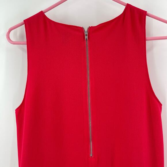 CHELSEA28 Dress Size Small Ruffle Back Fuchsia Pink Cocktail Evening Event - Picture 7 of 14